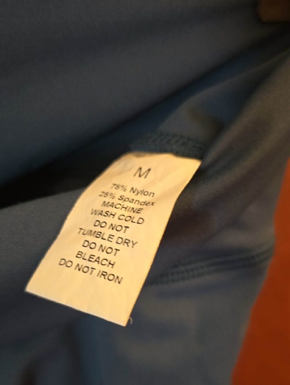 Women's High-Rise Navy Bike Shorts - Picture 3 of 7